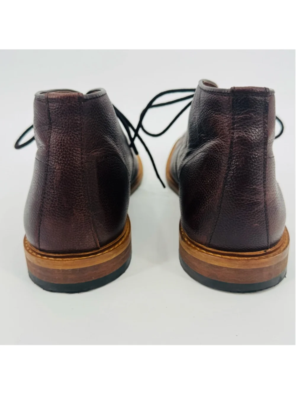 Supply Lab Men's Eli Brown Brown Leather Chukka Boots 11.5
